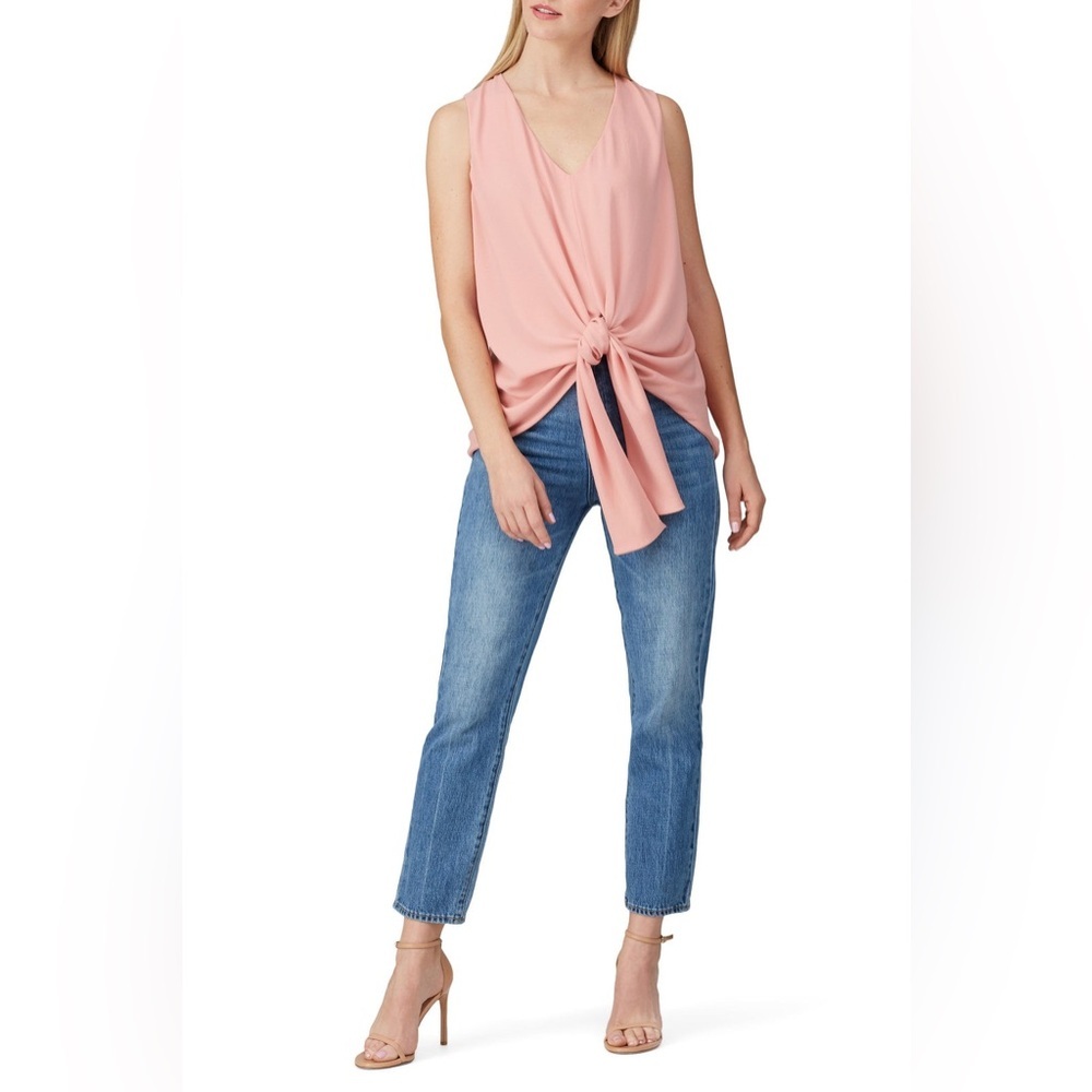 PINK FRONT TIE TANK